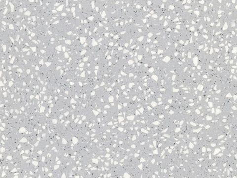 light gray matte terrazzo