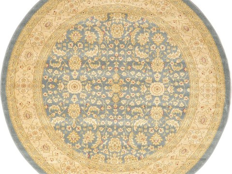 Round classical European carpet