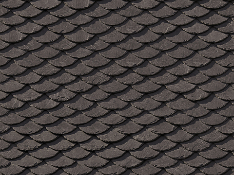 Seamless villa building roof Chinese antique slate tiles