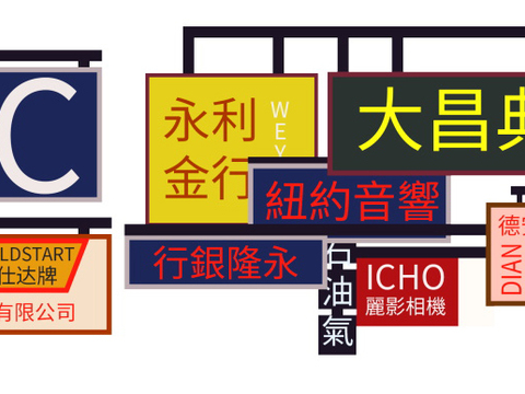 Hong Kong style signboard tea restaurant catering shop Hong Kong style