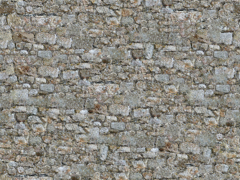 Seamless old damaged outdoor building rock stone wall brick wall