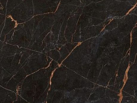 Black Marble Black Golden Flower Marble