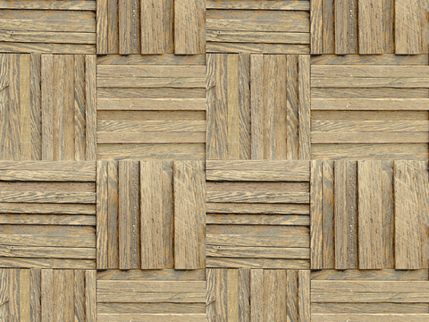 Seamless parquet wood veneer wood panel preservative wood floor