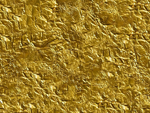 Seamless gold gold foil metallic texture