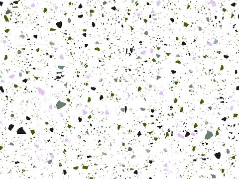 colored particle terrazzo