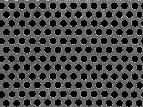 Seamless black gray hollow punching plate perforated metal plate aluminum plate