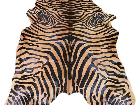 Tiger-skin rug