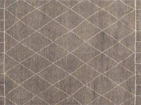 Modern check carpet