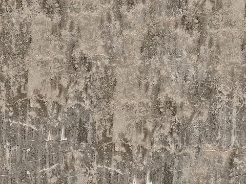 Seamless warm gray old damaged concrete cement wall ground