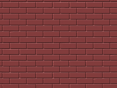 Seamless red brick wall exterior wall ground