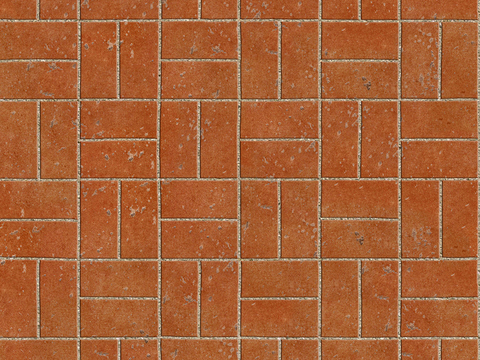 Seamless pottery tile parquet floor tile sidewalk road ground square paving