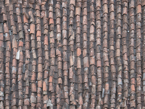 Roof shabby tiles HD