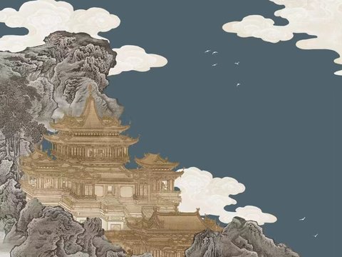 Chinese wallpaper mural