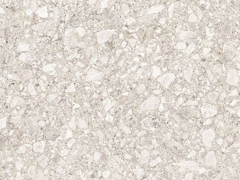 light gray terrazzo