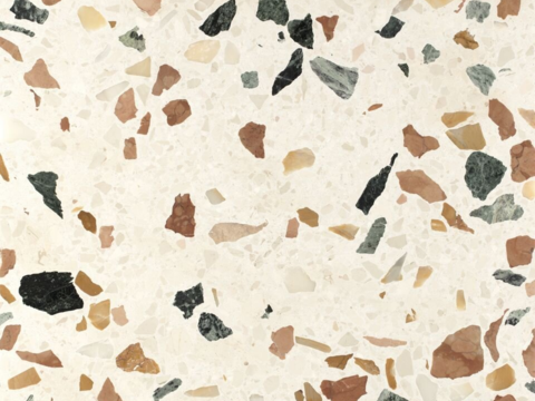 Beige terrazzo