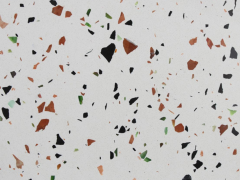 White terrazzo