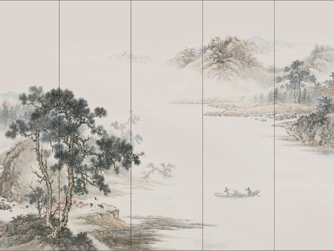 Chinese wallpaper mural