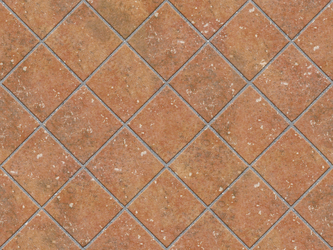 Seamless pottery tile parquet floor tile sidewalk road ground square paving