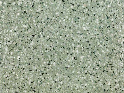 green terrazzo