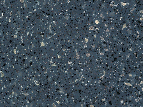 blue terrazzo