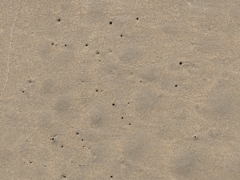 Ground sand surface