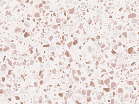 Red terrazzo