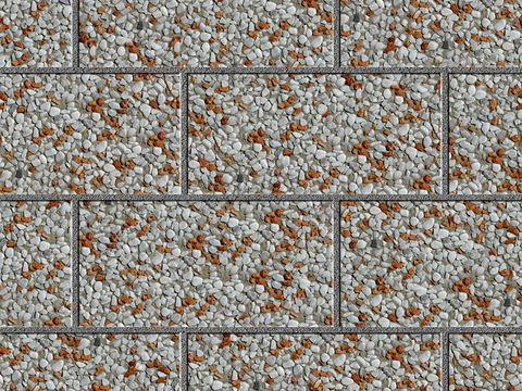 Seamless goose soft stone gravel gravel floor tile sidewalk road ground square paving