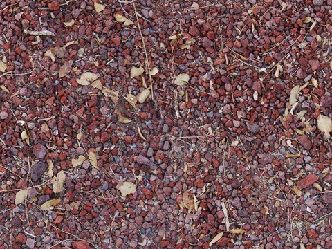 Seamless Red Gravel Gravel Debris Soil Ground Pavement