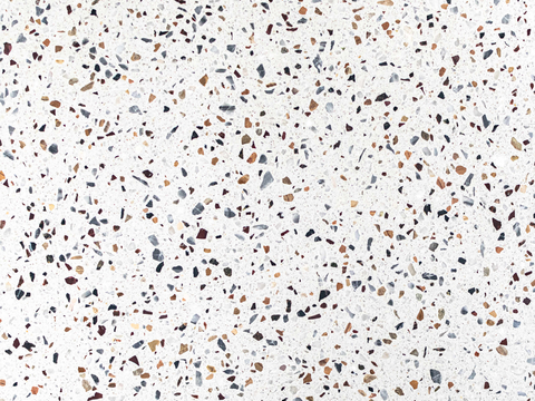 colored terrazzo