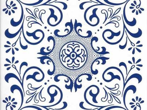 blue and white porcelain tiles