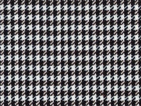 Seamless Black and White Houndstooth Cloth Fabric Sand Cloth Fabric