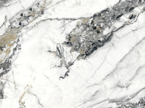 Cold Emerald White Marble Rock Slab