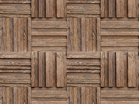 Seamless parquet wood veneer wood panel preservative wood floor