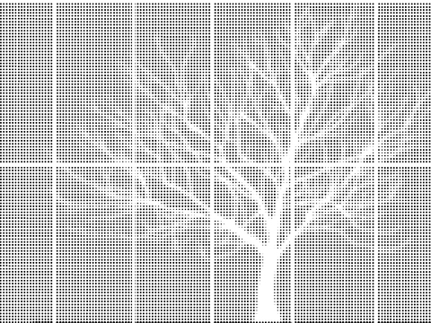 Tree Landscape Punched Perforated Aluminum Plate