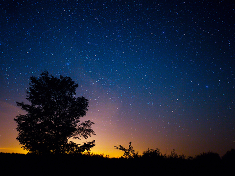 cosmic starry sky