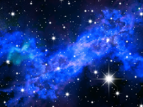 cosmic starry sky