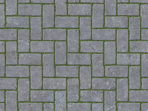 Seamless Park Permeable Brick Lawn Brick Grass Brick Parking Space Paving Paving