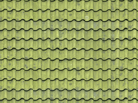 Chinese Tile Green Tile Yellow Green Roof Tile Clay Tile Roof Tile