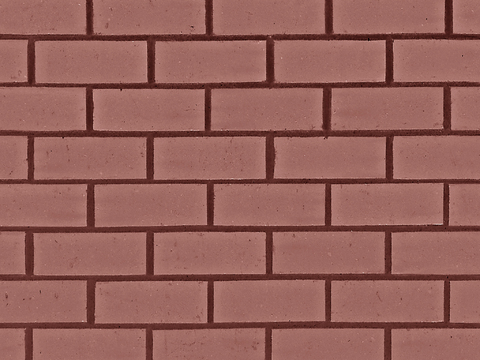 Red Wall Brick Wall Staggered Brick