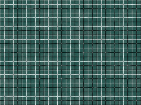 Green Retro Port Style Mosaic