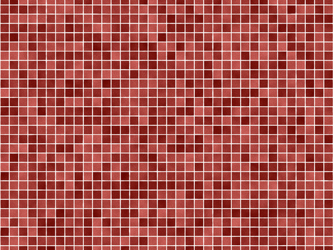 red mosaic