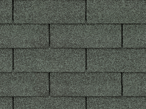 Seamless villa building roof asphalt tiles