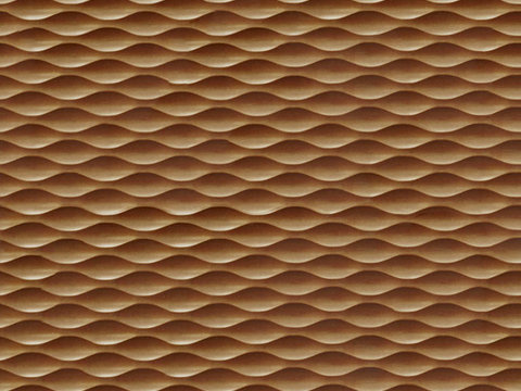 Seamless wood grain embossed wood veneer wood panel