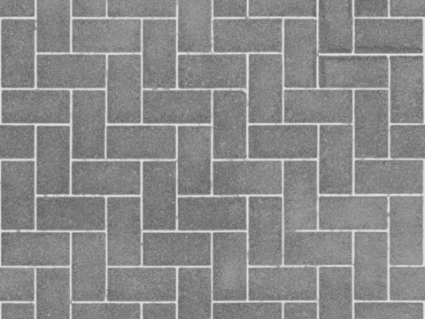 gray herringbone brick permeable brick pedestrian brick