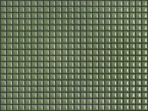 Green Retro Port Style Mosaic