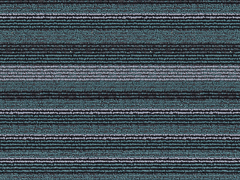 Seamless modern hotel office blue gray striped carpeted floor mat