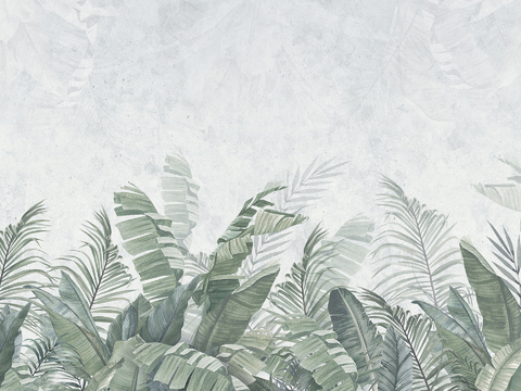 Plants Tropical Rainforest Wallpaper Mural