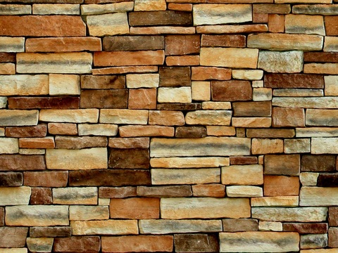 Seamless outdoor architectural culture stone rock stone mosaic wall brick wall ground