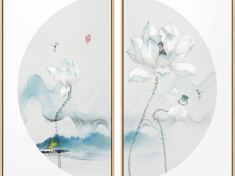 New Chinese Style Flower and Bird Decorative Painting