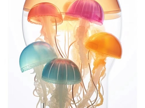 Jellyfish table lamp